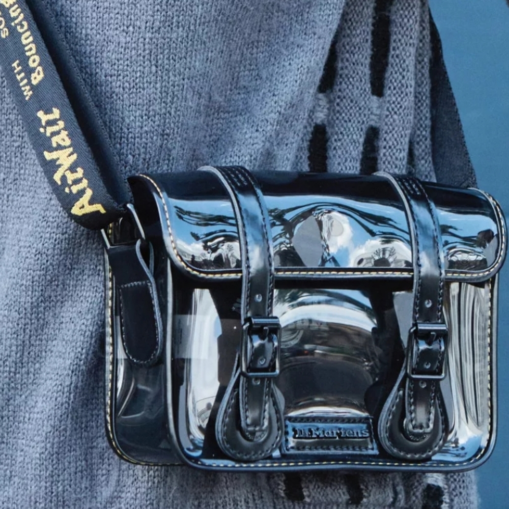 Dr. Martens translucent mini satchel bag , new with tags